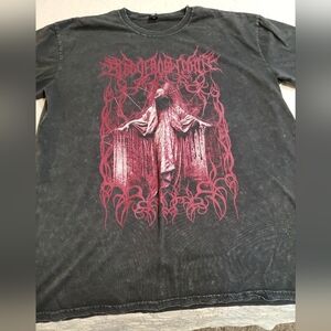 Graphic Black and Red Men's T-Shirt